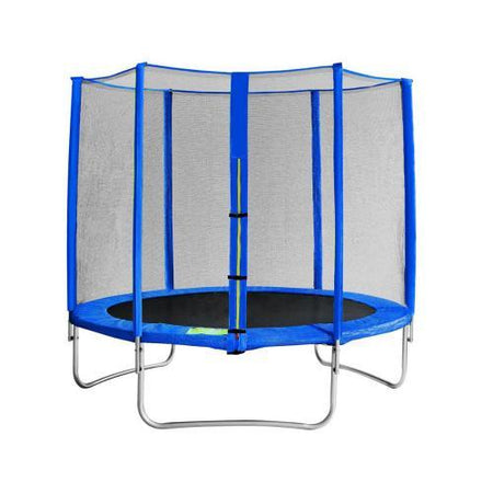 Trampolino elastico con rete di protezione per bambini ed adulti gioco da giardino e veranda