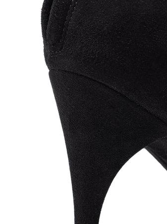 ALAIA Sandali scamosciati open toe con tacco Alaia da donna