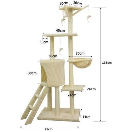 JIPSY Tiragraffi beige - 79 x 34 x 138 cm - Beige