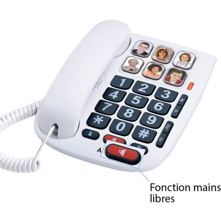 telefono Alcatel TMax 10 Bianco Tele