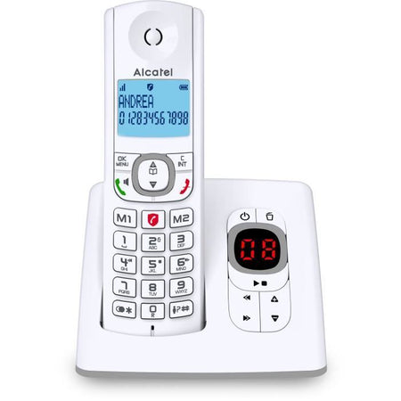Telefono cordless Alcatel Classic F530 Voice Solo grigio