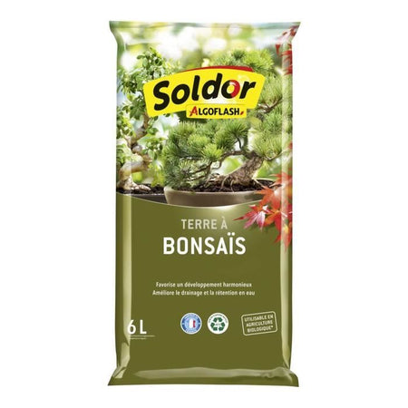 ALGOFLASH - Terreno per Bonsai 6 L