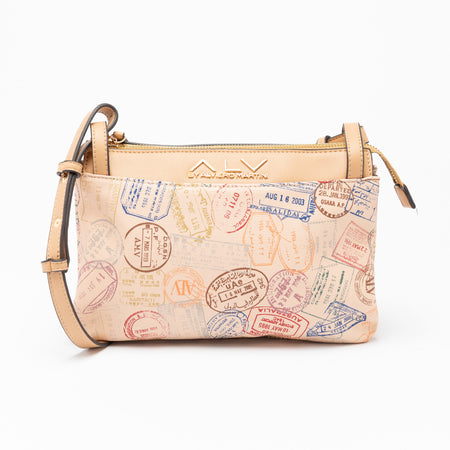 Borsa a tracolla con doppio scomparto ALV by Alviero Martini - ALVB7114