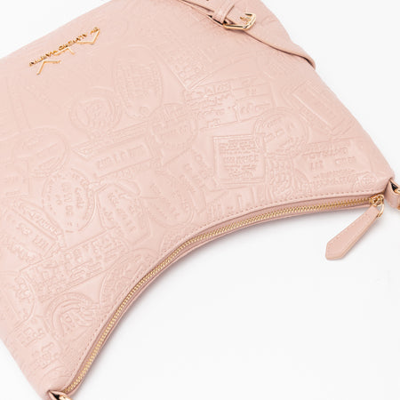 Hobo Medium bag debossed passport ALV by Alviero Martini - ALVB9202