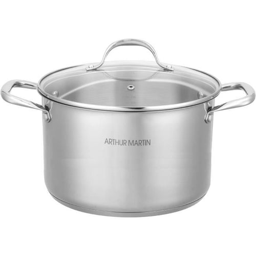 AM1022 Arthur Martin Pentola 36 cm con coperchio  Acciaio inossidabile  Tutte le fonti di calore compresa l'induzione