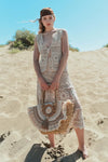 AMOSA | Gonna midi in pizzo traforato a fiori