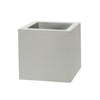 Vaso Moderno Cubo Schio Essential in plastica da giardino per fiori e piante
