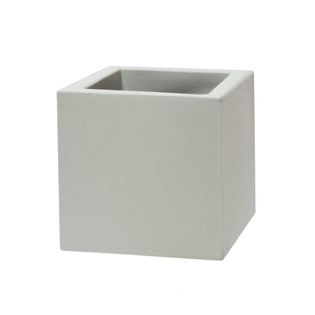 Vaso Moderno "Cubo Schio" Essential in plastica da giardino per fiori e piante