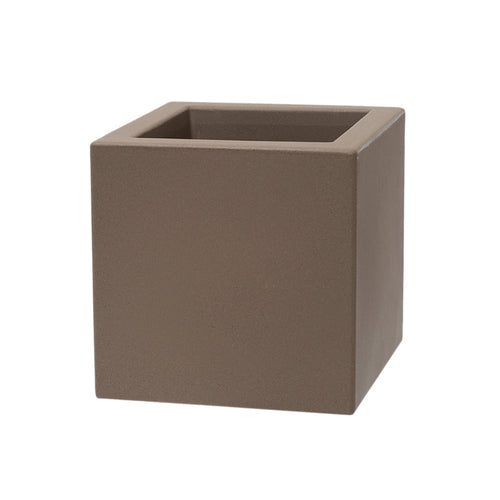 Vaso Moderno Cubo Schio Essential in plastica da giardino per fiori e piante