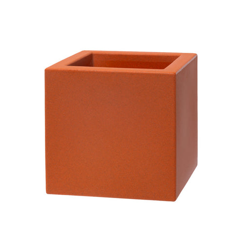 Vaso Moderno Cubo Schio Essential in plastica da giardino per fiori e piante