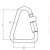 Anello A Delta Inox 316 Ø Mm.6