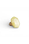 Anello elastico con pietra esagonale in acrilico | MYA ACCESSORIES