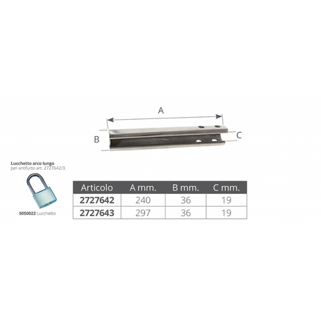 Antifurto Inox Grande