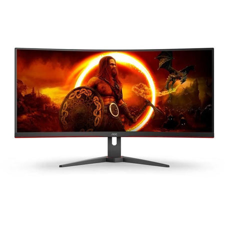 AOC CU34G2XE 34 Monitor PC curvo WQHD Pannello VA 144Hz 1ms 1 HDMI 1DP Adaptive Sync Nero