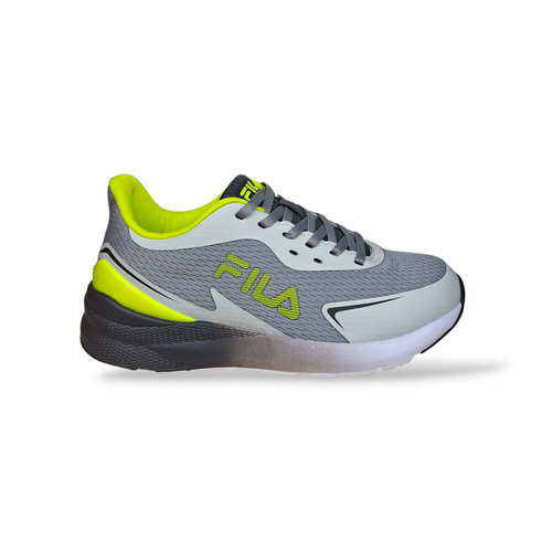 FILA Crusher FFT0047 – Sneakers Bambino Grigio Giallo Nero | Taglie 36-39