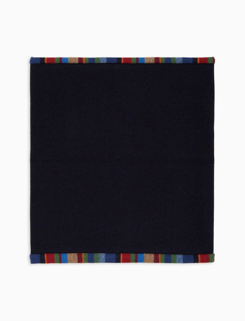 Gallo Scaldacollo donna pile blu tinta unita sciarpa donna AP500443 32650