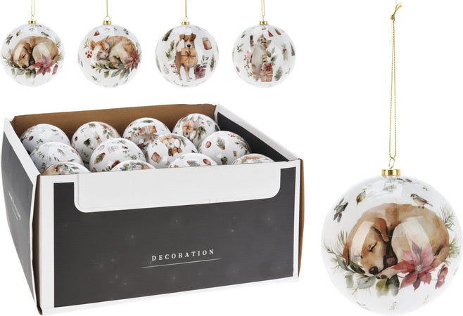 Sfere per albero di Natale in polistirene per decorazione natalizia Ø 10 cm