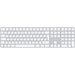 Tastiera numerica Magic Keyboard Touch ID con tasti Apple in silicone - FR - Bianchi