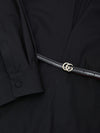 Gucci Abito Tuta in Nero con Cintura da donna
