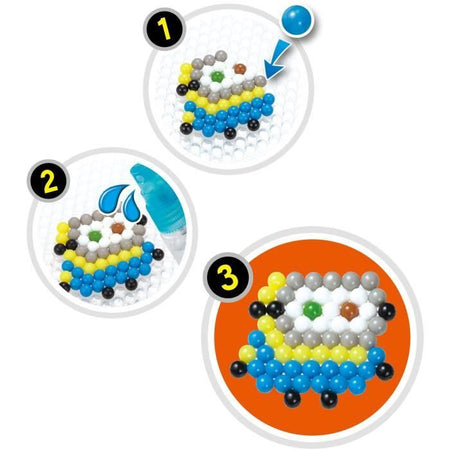 Il kit Minions 2: C'era una volta Gru - Aquabeads - 31605 - Perle che si attaccano all'acqua