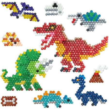 The Land of Dinosaurs - Aquabeads - Perle che si attaccano con l'acqua