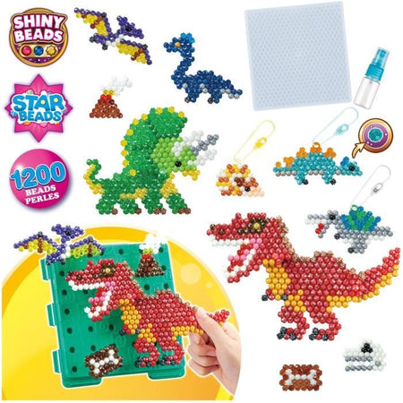 The Land of Dinosaurs - Aquabeads - Perle che si attaccano con l'acqua