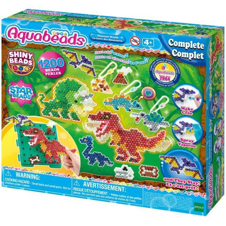 The Land of Dinosaurs - Aquabeads - Perle che si attaccano con l'acqua