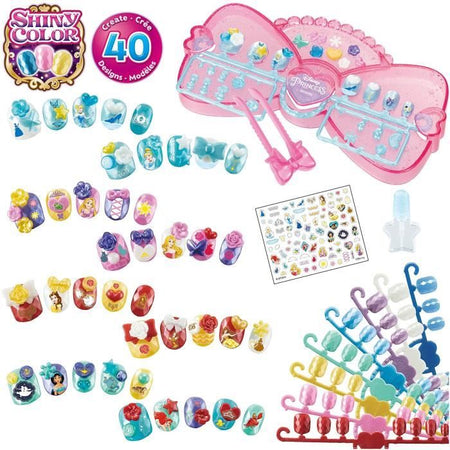 The Disney Princesses Manicure Box - Aquabeads - Unghie che si attaccano con l'acqua
