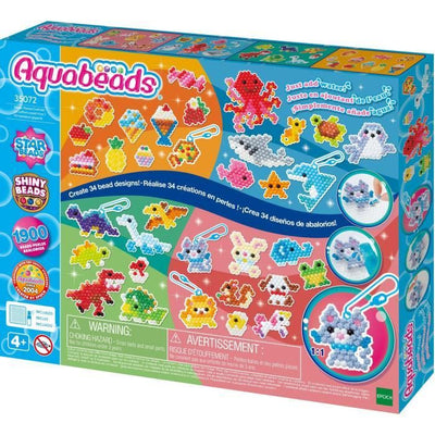 La scatola creativa 4 in 1 - AQUABEADS - 35072 - 1900 perline per creazioni spray
