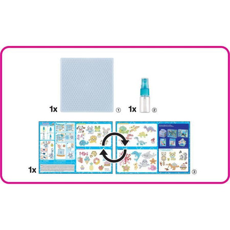 La scatola creativa 4 in 1 - AQUABEADS - 35072 - 1900 perline per creazioni spray