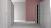 Armadio metallico con ante scorrevoli in melaminico per ufficio cm. 150x45x155h