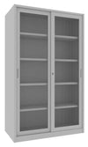 Armadio metallico per archiviazione con ante in rete scorrevoli cm. 120x60x200H