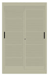 Armadio metallico per archiviazione con ante in rete scorrevoli cm. 120x60x200H