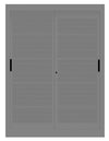 Armadio archiviazione da ufficio in metallo con piani interni cm. 150x60x200H