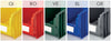 Armadio con ripiani regolabili e contenitori da minuteria cm. 70x27,5x195h