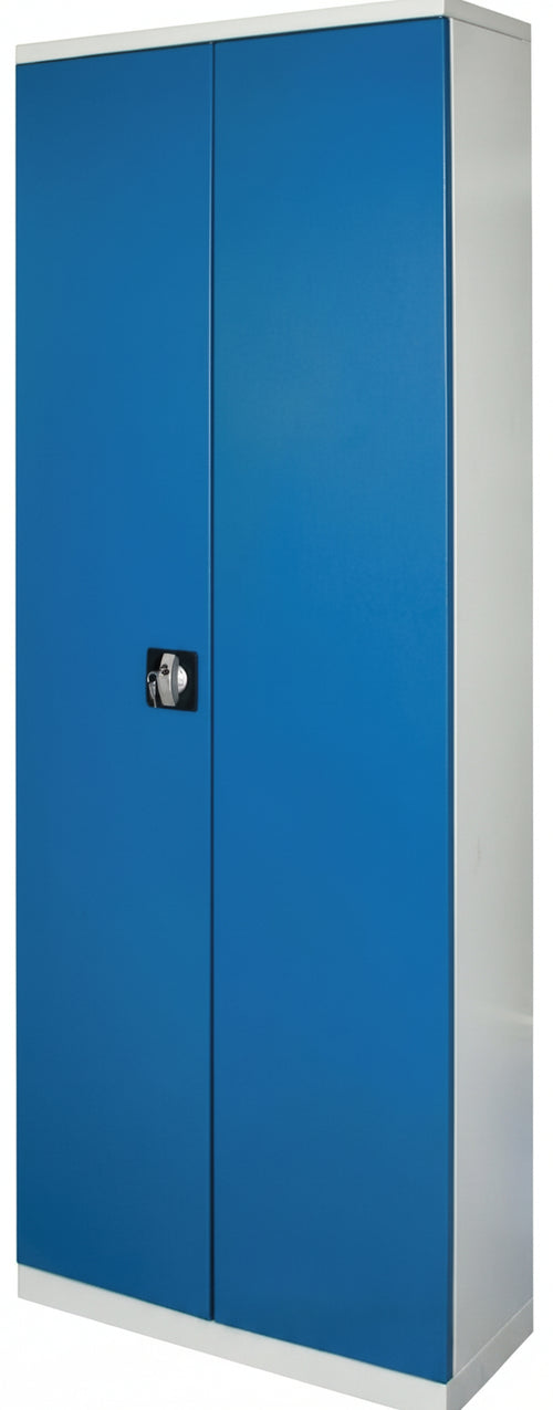 Armadio metallico con ripiani regolabili per minuteria cm. 70x27,5x195h