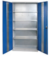Armadio metallico con ripiani regolabili per minuteria cm. 70x27,5x195h