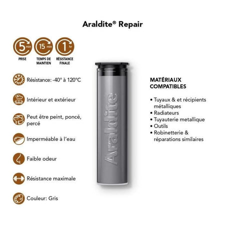 Pasta epossidica per riparazioni - CYANOLIT - Araldite - Pasta - 50 g - Ideale per riparazioni e stuccature