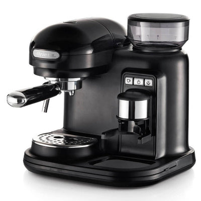 ARIETE MODERNA (1318/02) - MACCHINA PER CAFFE'' ESPRESSO CON MACINATORE - CAPPUCCINATORE - PRESSIONE 15 BAR - 920/1080 W