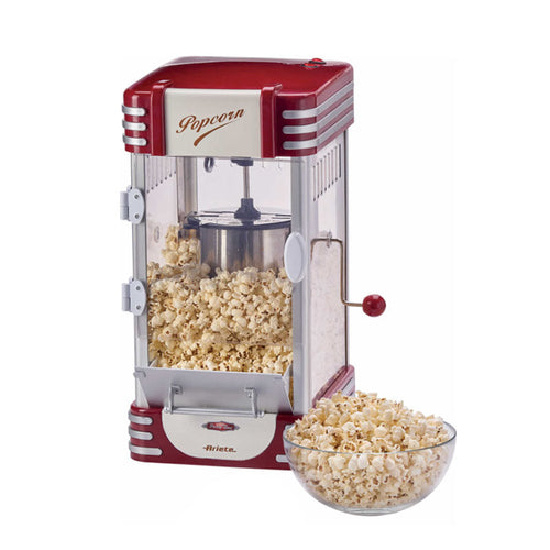 ARIETE POP CORN POPPER XL (PARTY TIME) (2953/00) - MACCHINA PER POP CORN - DESIGN VINTAGE - 700GR 2.4 LT