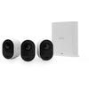 Arlo Ultra 2 - Confezione da 3 telecamere di sorveglianza wireless Wi-Fi - Bianco - 4K - Batteria da 6 mesi - Campo visivo di 180