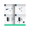 Telecamera di sorveglianza - ARLO - Essential2 2K - Visione notturna a colori - Durata della batteria di 6 mesi - Confezione da 2