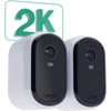 Telecamera di sorveglianza - ARLO - ESSENTIAL2 XL 2K - Visione notturna a infrarossi - Wireless - 4 in 1