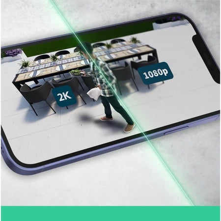 Telecamera di sorveglianza - ARLO - ESSENTIAL2 XL 2K - Visione notturna a infrarossi - Wireless - 4 in 1