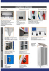 Armadio spogliatoio ad 1 posto per persone affette da disabilità cm. 35x50x155h