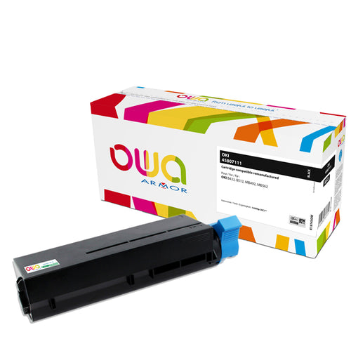 Armor Toner Compatibile Nero Oki Per B 432- 512-Mb 492-562