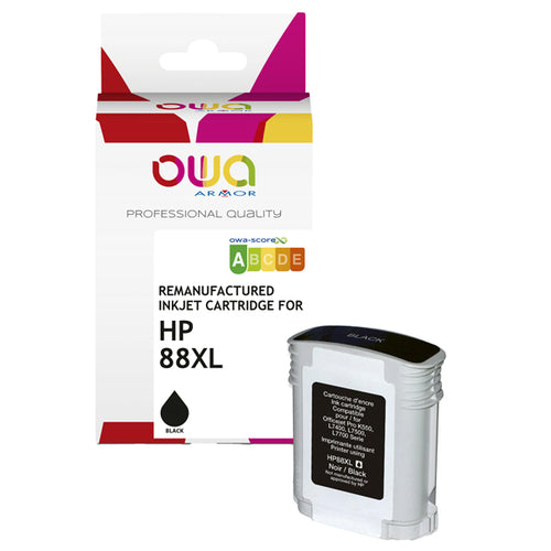 Armor Cartuccia Nero Per Hp 88Xl-80 Ml