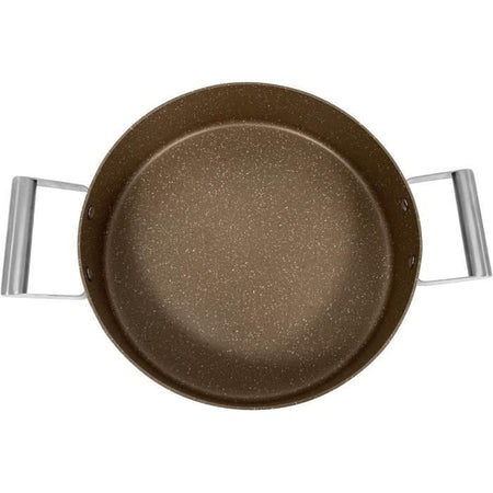 Casseruola - ARTHUR MARTIN - AM6523 - 24 cm con coperchio - Alluminio forgiato - Tutte le fonti di calore compresa induzione + forno