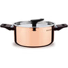 Forno olandese da 24 cm - ARTHUR MARTIN - AM945GT - 3 strati tripla azione: rame, alluminio, acciaio inox - Tutte le fonti di calore compresa induzione