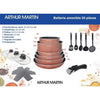 Batteria da cucina 20 pezzi Arthur Martin - alluminio - manico rimovibile - tutte le luci inclusa l'induzione